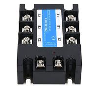 Acouto Three Phase State Relay 3-32VDC Input DC AC Electrical Equipment for CNC Machinery Optoelectronic Compo Three Phase State RelayRelayElectrical (BERM-3 032 38120Z (120A))