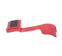 Acouto Thumb Up Grip, CNC Machined Aluminum Alloy for Q3 Camera, with Anti Scratch Silicone Pad for Stable Hand Hold (Red)