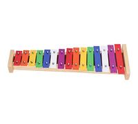 Acouto Toddler Xylophone Toys 15 Key Notes Bell Play with 2 Hammering, Material in Pine and Safe Aluminum, Improve the Coordination of the Eyes in Hand for