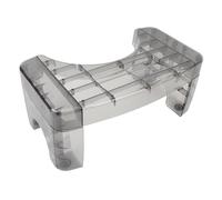 Acouto Toilet Potty Stool Portable Squatting Poop Foot Stool Non Slip Toilet Assistance Step for Bathroom Transparent Gray Footrest for Convenient Potty (Transparent Grey)
