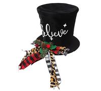 Acouto Top Hat for Christmas Trees Tender Processing Beautiful Decorations for Tables, Fireplaces for Family and Friends