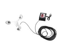 Acouto Tower Crane Anemometer, Wind Speed Gauges Weather Station Wind Speed Alarm with Connection Cable for Power Plant Meteorological Station Tower Crane Anemometer, 3 Cup Cup