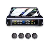 Acouto TPMS Tyre Pressure Monitoring System, C240 Solar Power Car External TPMS Sensor Tire Pressure Monitoring System