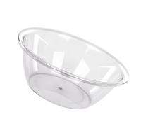 Acouto Transparent Basin, Plastic Wash Basin, Large Capacity Clear Washbasin for Face Washing, Laundry and Cooking (Small)