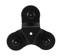 Acouto Triple Suction Cup Mount, 7 Powerful Magnetic Parts Adjustable Angle with 1/4 and 3/8 Screw Interface, for Action Cameras DSLR Mirrorless Cameras on Metal Surfaces