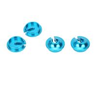 Acouto Trxxas Slash Spring Retainer Made of Materials and Light Finish Set of 4 Spring Holder with Piston Head Upgrade -accessories for RC Auto (#4)