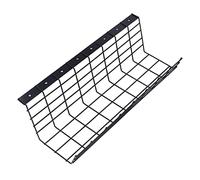 Acouto Under Desk Cable Organizer Multifunction Black Coating Cable Management Tray for Home Office Desk Which Not Thick or the Management PREMIUM Bend Warp Is Wire of