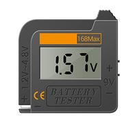 Acouto Universal Digital Battery Tester Checker For All Battery C, AA, AAA, D, N, 9V 6F22 and 1.5V Button Cell Batteries Electrical Equipment and