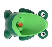 Acouto Urinal Cute Cartoon Funny Aiming Target Wall Mounted Pee Training Urinal for Boys Toddlers Green The with Featuring Catc UrinalPotty Training UrinalPotty UrinalPee Trainer (Green)