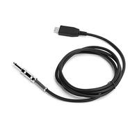 Acouto USB Guitar Cable USB Male to 6 35mm Mono Connector Cord Guitar Base to PC Recording Cable3 M 2 0 It for with Is CableUSB Male 6 35mm CableGuitar Base PC (3 Meter)