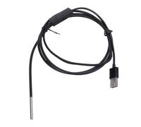 Acouto USB Proof TYPE C Camera 6 LED Lights HD Industrial Borescope 3.9mm 1m 3-8cm Depth of Field DEFINITION USB IMAGE Uses Pipe EndoscopeUSB CameraWater Proof CameraTYPE C
