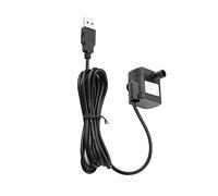 Acouto USB Submersible Pump, ABS Brushless Mini Water Pump DC 5V 180L per H Quiet Circulation with 1.5m USB Cable for Aquarium Fish Tank Fountain Cat Water Bowl