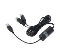 Acouto USB to MIDI Cable 5ft USB MIDI Interface Adapter to Cable Converter for Music Keyboard Piano PC Laptop Play Compliant Adapte CableUSB