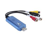 Acouto USB Way Card DVD for AV Video to USB Computer High Definition to PC with Record Adapter Video Games Play T CardFor AV Computer CaptureUSB Card1
