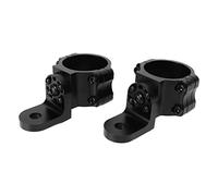 Acouto UTV Flag Mount Whip Light Antenna Mounting Bracket Tube Clamp Mount for .75in to 2in Whip Light Bracket 3-4 Inch HolderWhip Flag