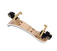 Acouto Violin Shoulder Rest Collapsible Height Ergonomic Violin Shoulder Support for /2 Carbon Fiber Pattern Is Adjustable Can Co Rest1/2 RestCollapsible (Wood Color)