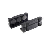 Acouto Vise Jaws Pads, 4'' Multi-Purpose Magnetic Aluminum Vise Jaw Protective Inserts, Set of 2 Lasting. Provides 4-inch Sizes. Various Hold to Compatibility Scaring Minimize