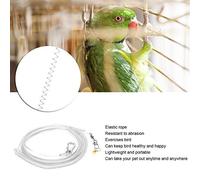 Acouto Vogel Bird Bundle Eyelashes Correct Training Rope Durable for Flight on the set: material: Plastic + Steel Wire for Bird Lovers (4.5MM)