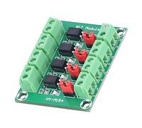 Acouto Voltage Control Adapter Module 4 Road 817 Optocoupler Anti Interference Photoelectric Isolation Module The Potential Can Pull of The The or Down Control of 4 Channel