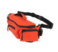 Acouto Waist Bag Large Capacity Partition Storage Belt Waist Pack for Travel Hiking Running Outdoor Sports Orange of Strength High This Fiber Ba BagWaist PackOutdoor Sports (Orange)
