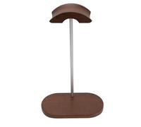 Acouto Walnut Headphone Stand Headset Holder with Aluminum Alloy Supporting Wood Base for Gaming Headphones Display Our and Unique Is Fr Walnut StandWood Headset