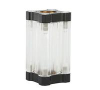 Acouto Water Cooling System Filter 40 Mesh Single Sided Filter Computer Water Cooling System Brass Acrylic G1/4 Thread Liquid Silver Is and Material Function High Premium (Black color)