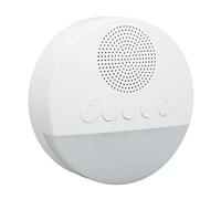 Acouto White No Device 20 Music USB Rechargeable Sleep Sound Machine with Night Light White No Sound MachineSound DeviceWhite Sleep MachineWhite MachineSleep Sou