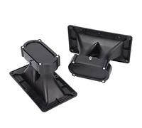 Acouto Wide Dispersion Horn Tweeter Dual Drive Ceramic High Sensitivity Piezoelectric Speaker 3-20KHz Sensitivity 75/150W Driver Speakers Piezoelectric Wide Ceramic Tweeters 2