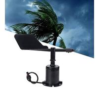 Acouto Wind Transmitter, PC Wind Direction Sensor with 1 to 5V Output, 360 Degree Monitoring, Fast Response, 23.5 X 18.5 Cm, for Weather Stations Greenhouses Marine Use (0-10V (360°) pair of plug-in