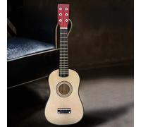 Acouto Wooden 23in Guitar Musical Educational Instrument Toy for Kid Beginner Kid Beginner GuitarKid Guitar ToyBeginner GuitarGuitar ToyWooden (Wood Color)