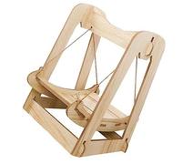 Acouto Wooden Cat Swing Hammock Stable Quiet Scratch Bite Hanging Cat Bed for Pet Supplies Design Scratch Resis Wooden Swing HammockHanging BedWood HammockPet Wood