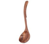 Acouto Wooden, Long Handle Wood Porridge Spoon Tableware Catering Kitchen