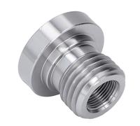 Acouto Woodworking Lathe Headstock Spindle Adapter Stainless Steel 8TPI Male 33mmx8TPI Female 20mmx8TPI Lathe Spindle Adapter is While Spur Outer Mounting Inner Accuracy The Thread for