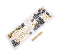 Acouto XDA Keycaps 125 Retro PBT Key Cover Set Dye Sublimation Keycaps for Mechanical Keyboard Opaque Only Keyboard The Not XDA KeycapsPBT Key Cover SetMechanical
