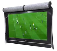 acoveritt Outdoor 46"-48" TV Set Cover,Scratch Resistant Liner Protect LED Screen Best-Compatible with Standard Mounts and Stands (Black)
