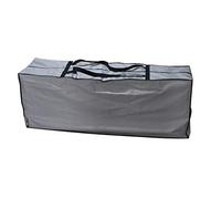 acoveritt Outdoor Rectangular Cushion/Cover Storage Bag, Protective Zippered Storage Bags with Handles, 60"X20"X28" Grey
