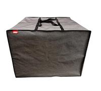acoveritt Outdoor Square Cushion Storage Bag, Protective Zippered Storage Bags with Handles, 32''L x 32''W x 24''H Dark Grey