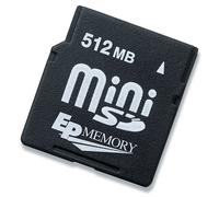 ACP-EP Memory 512MB Mini Secure Digital Card (miniSD) - EPSD/512-MINI