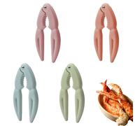 Acpetdr 4 Pcs Crab Leg Crackers and Tools Crab Leg Cracker Tools Crab Eating ToolsEfficient Lobster Crackers Crab Leg Cutlery Shelling Gadgets