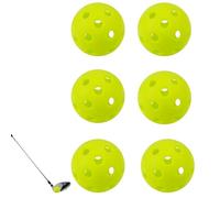 Acpetdr 6pcs Golf Driving Balls, Airflow Hollow Golf Driving Balls, Golf Training Balls, Good for golf practice, Golf Driving Range, Home Outdoor Golf Game