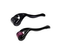 Acpetdr Derma roller 0.2mm/purple wheel and 0.25mm blackTitanium Micro Needling Roller for Men and Women, Beard Growth Roller for Stimulate Hair Growth, Facial Skin Care, Scar Removal