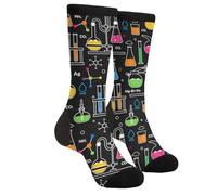 ACPPXF Funny Crew Dress Socks For Men Women, Science Chemistry Math, One Size