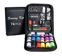 Acptall Travel Sewing Kit for Adults & Beginners with Portable Storage Case | Hand Sewing Accessories Set Includes Needles, Thread, Tape Measure & Seam Ripper for Home, Dorm & Emergency Repairs