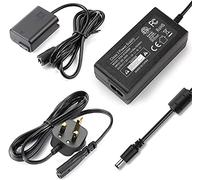 ACPW20 Power Supply Adapter-NP-FW50 Zv- E10 Dummy Battery DC Coupler | Compatible with Sony Alpha A6000 A6400 A6100 A5100 A7II A7RII A5000 A6300 RX10 IV A7SII A3000 NEX-5 NEX-6 A6500 ...