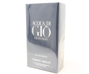 Acqua Di Gio Profondo by Giorgio Armani Eau De Parfum 6.7oz Spray New With Box