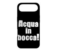 Acqua In Bocca Italian Phrase Funny Italian Expression Case for iPhone Air