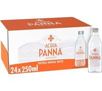 Acqua Panna Still Natural Mineral Water in Glass 250ml (Pack of 24)