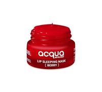 Acqua Perfection Lip Sleeping Mask Balm - 3 Flavors 15ml - Hydrating Overnight Lip Treatment -Murumuru Oil, Coconut Oil & Berry Complex - Repairing, Plumping & Moisturizing (15 ml, Berry)