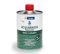 Acquaragia Odourless Thinner Synthetic Paints and Oily Synthetic Paints, Rustproof and Oil Finishes | Colourless Liquid, No Chlorinated | Size 0.5 Litres