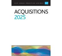 Acquisitions 2025 : Legal Practice Course Guides (LPC)